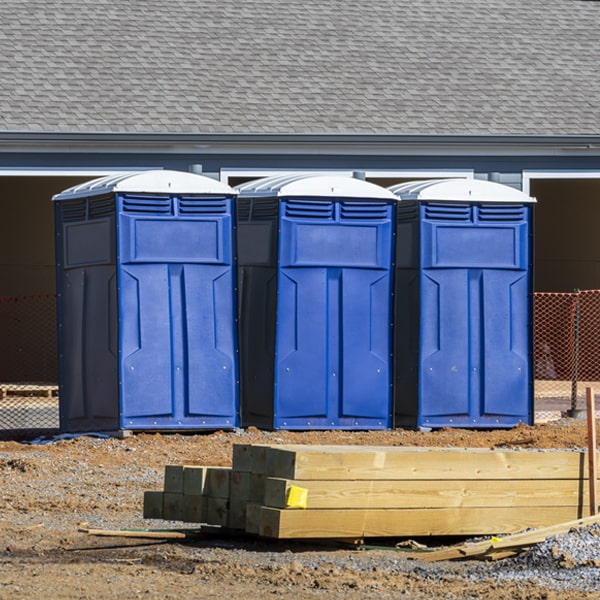 is there a specific order in which to place multiple porta potties in Pennsbury PA